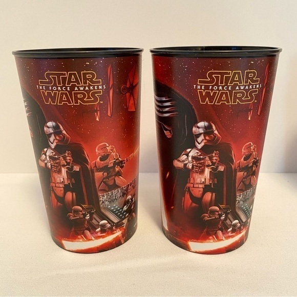 Star Wars Darth Vader/ Storm Trooper/ The Last Jedi/ The Force Awakens 8 Cup Set - Picture 9 of 11